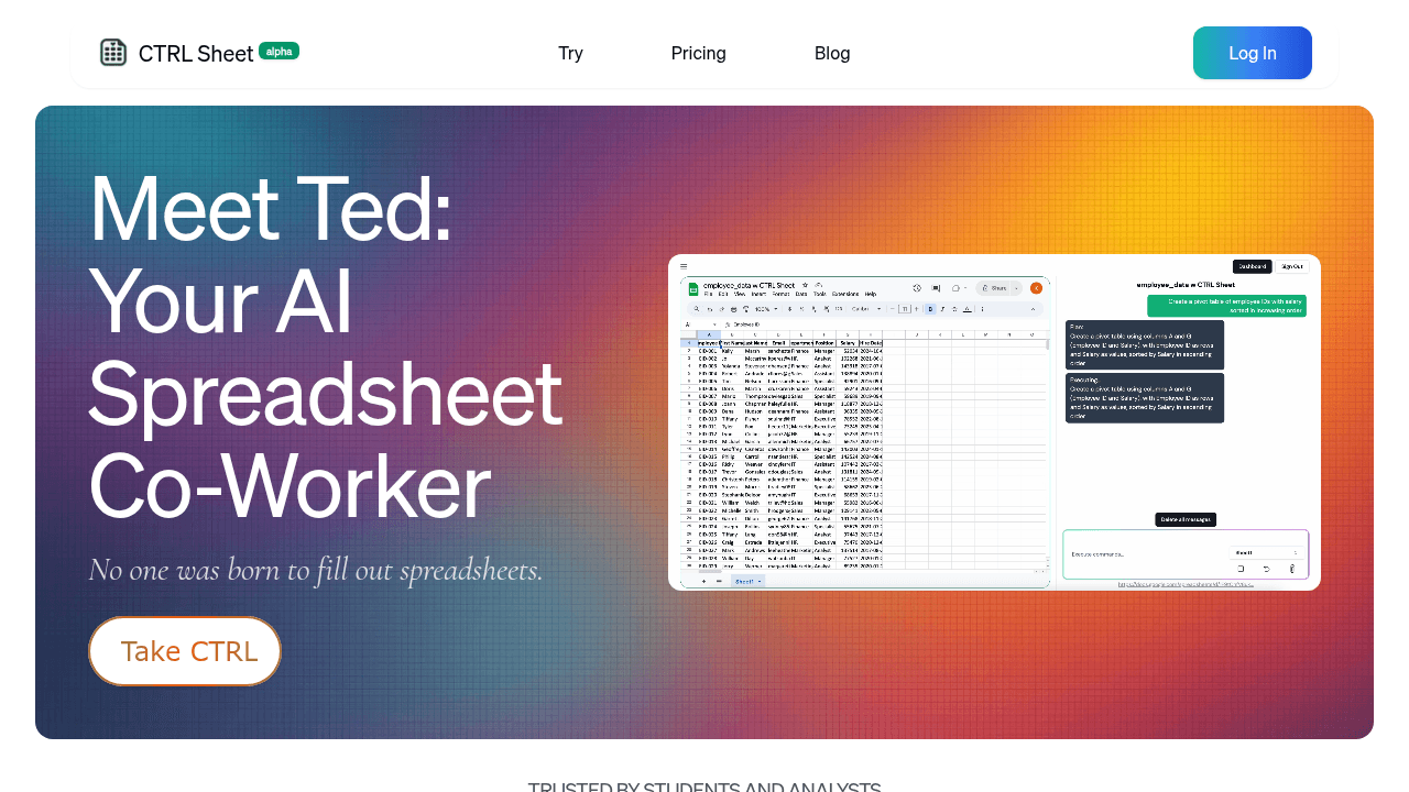 ctrl sheet website