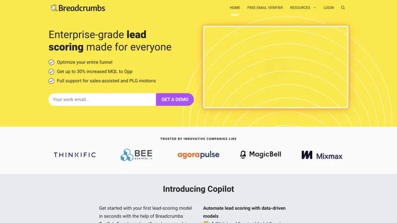 Breadcrumbs screenshot