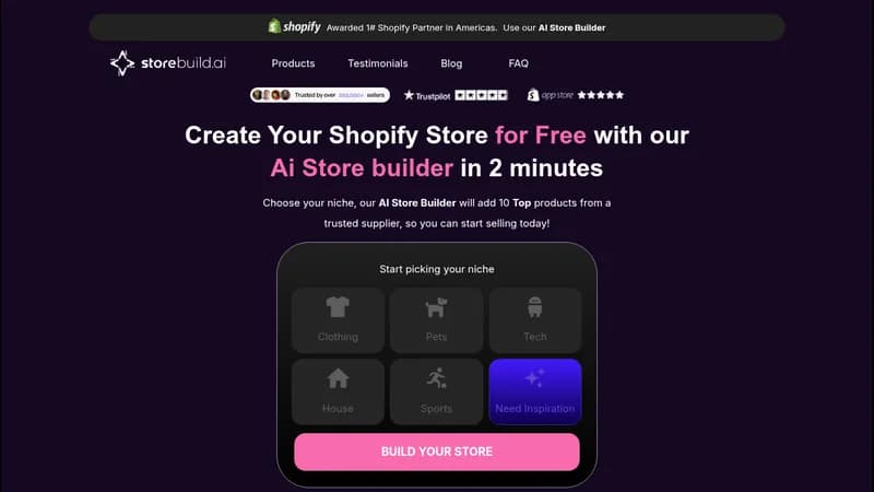 storebuild website