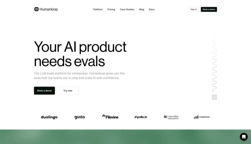 Humanloop screenshot