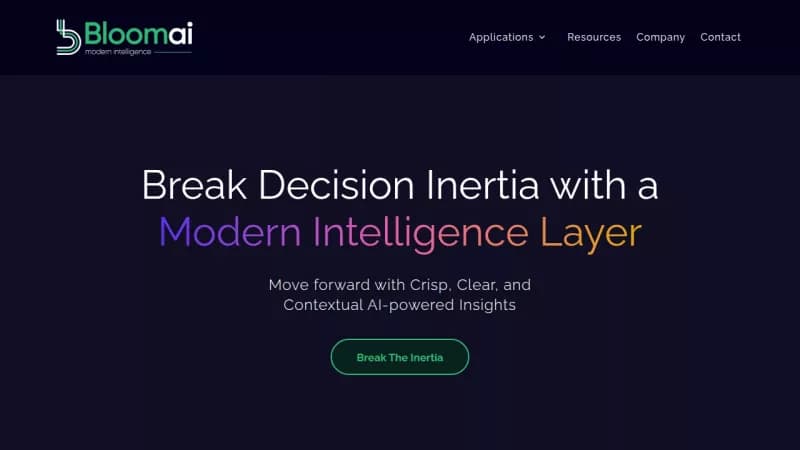 Bloom AI screenshot