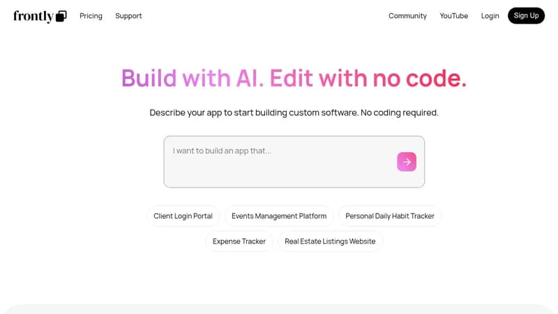 frontly website