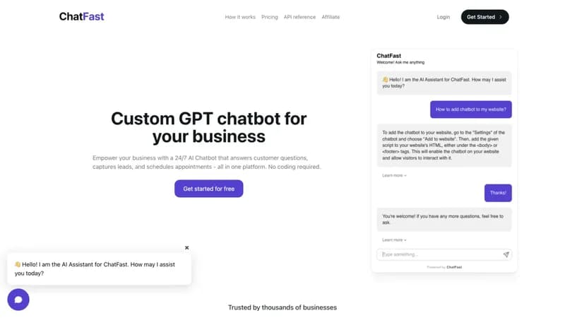 ChatFast screenshot