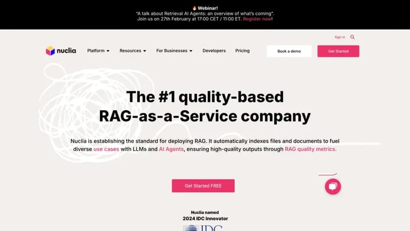 Nuclia screenshot