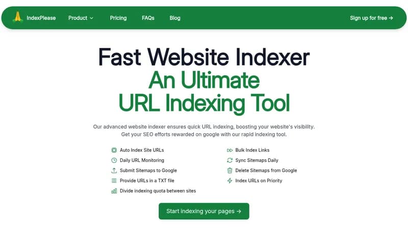indexplease website
