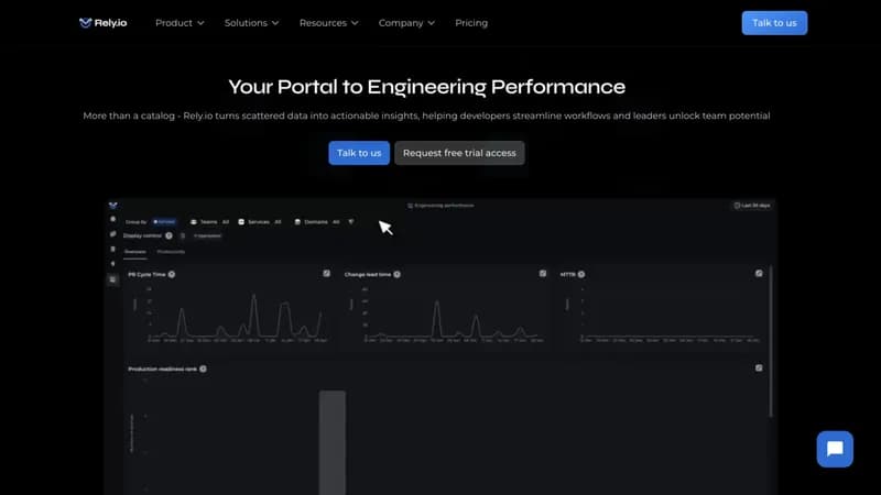 Rely.io screenshot