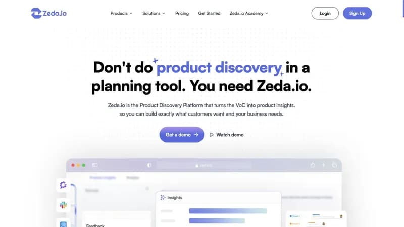 Zeda.io screenshot