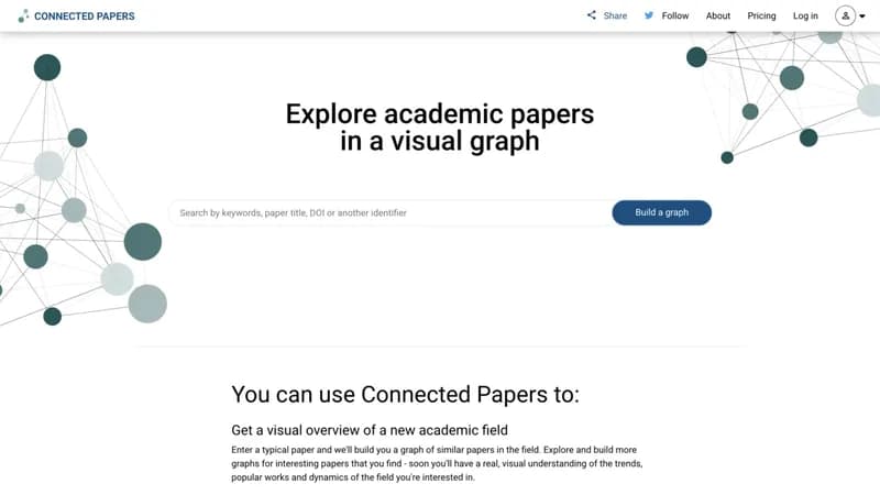 Connected Papers screenshot
