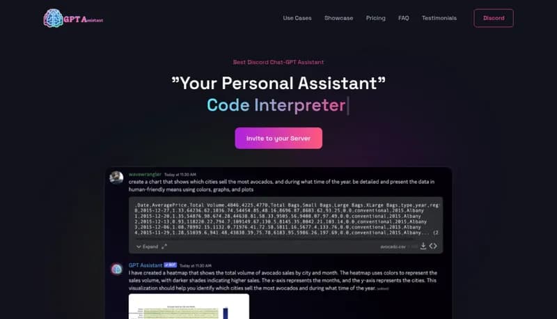 GPT Assistant screenshot