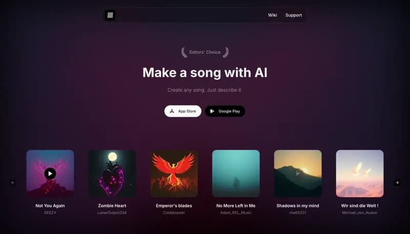 Zona AI Song Generator screenshot
