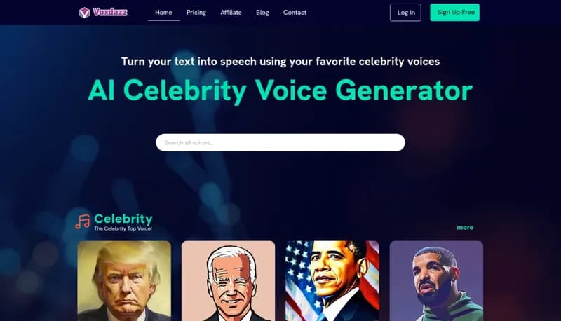 Voxdazz screenshot