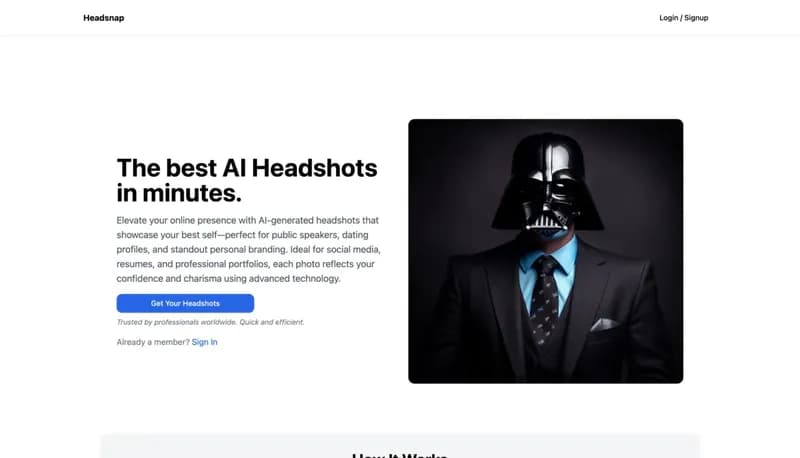 HeadSnap screenshot
