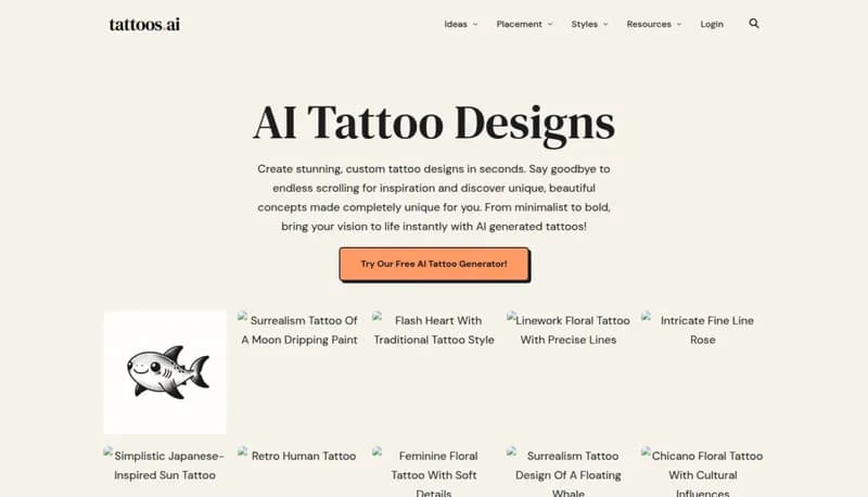 Tattoos.ai screenshot
