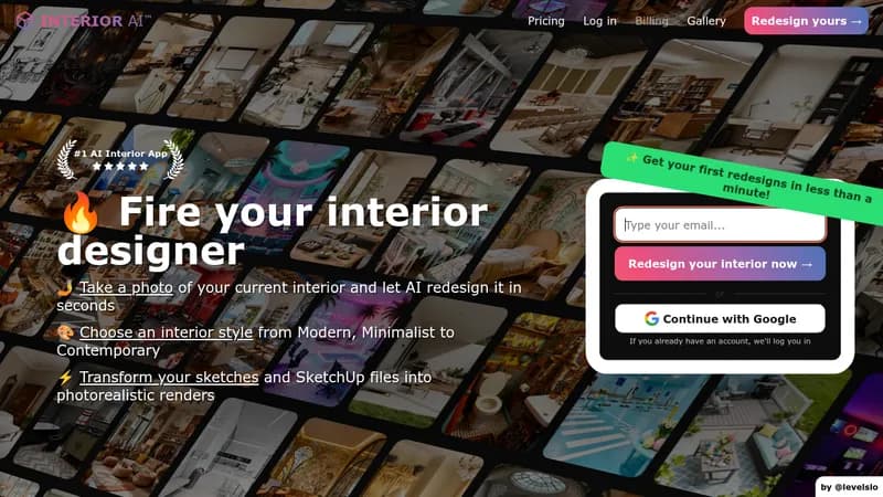 interior ai website