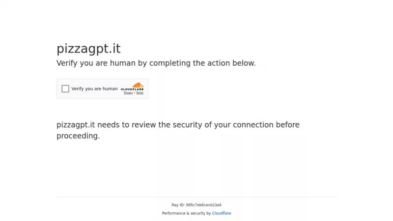 PizzaGPT screenshot