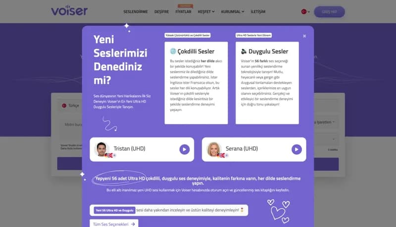 Voiser screenshot