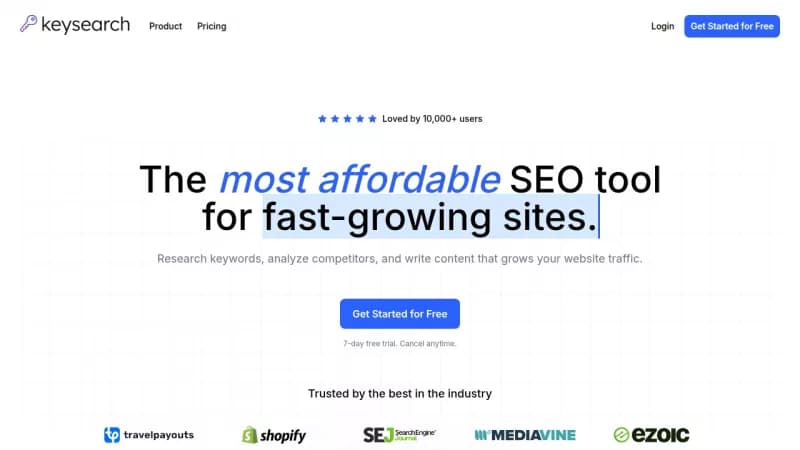KeySearch screenshot
