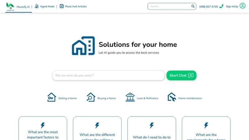 houmify ai website