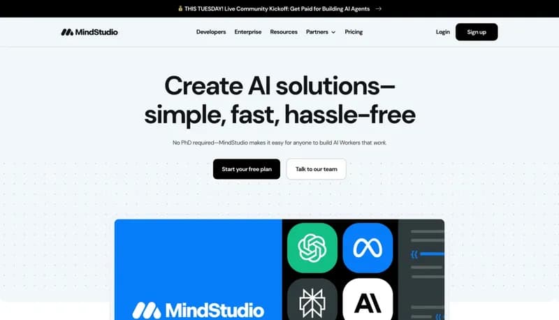 MindStudio screenshot
