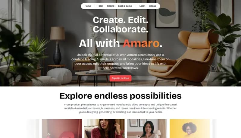 Amaro AI screenshot