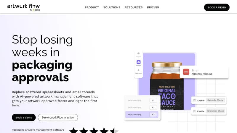 artwork flow website