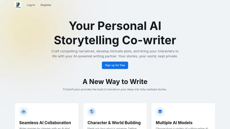 fictionfusion website
