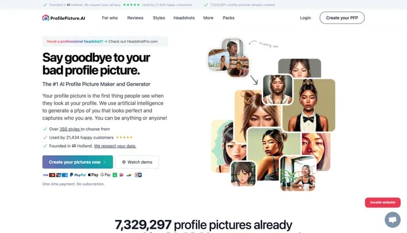 PFP.AI screenshot