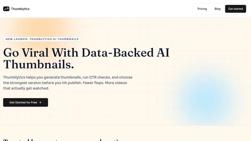 thumblytics website