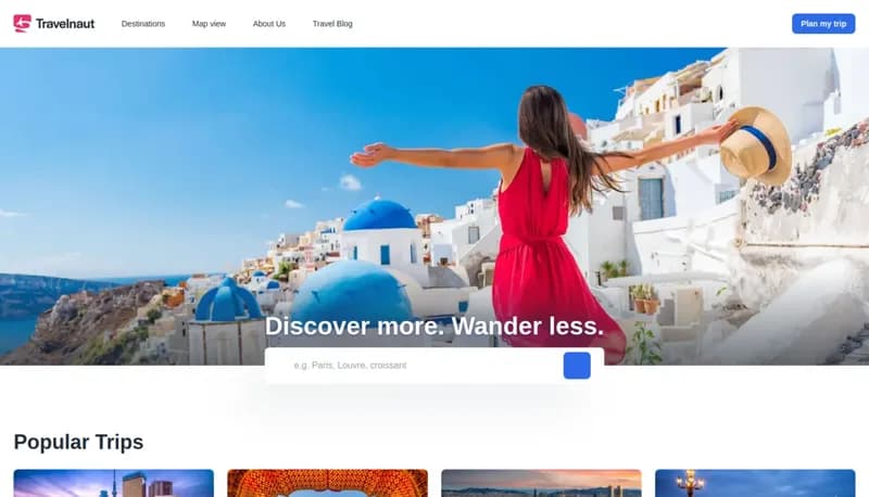 Travelnaut screenshot