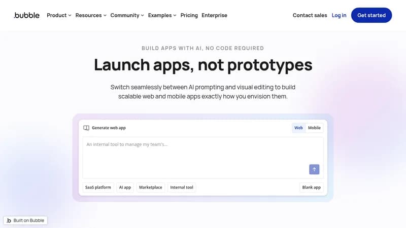 bubble website