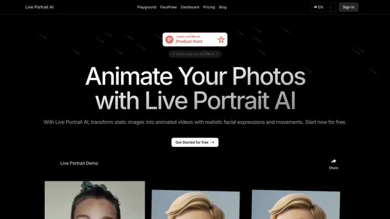 Live Portrait AI screenshot