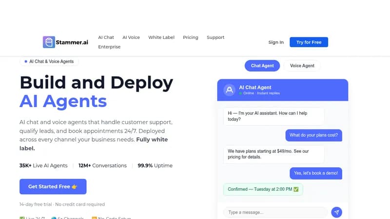 stammer ai website