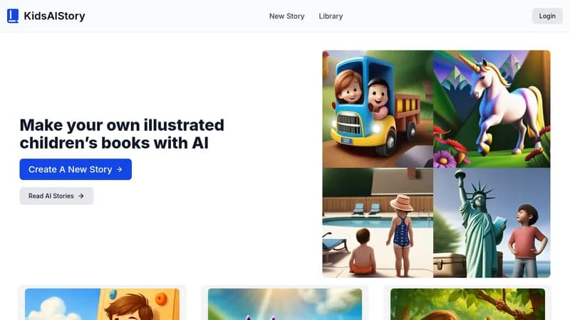 kidsaistory website