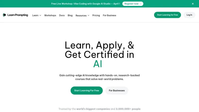 learn prompting website