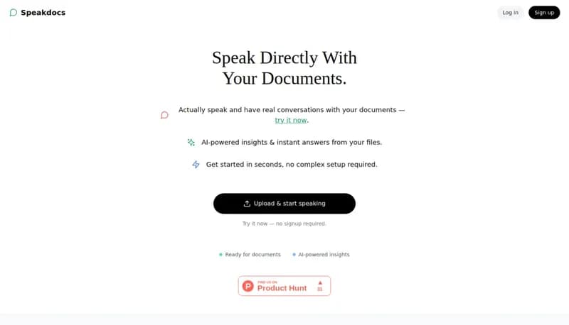 SpeakDocs screenshot