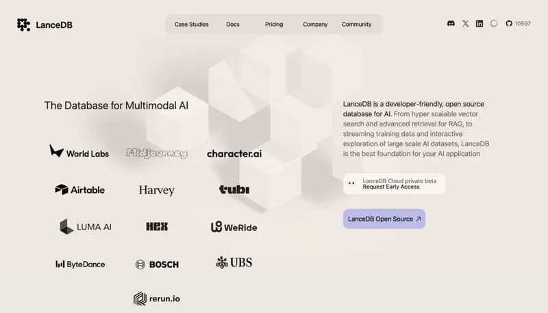 LanceDB screenshot