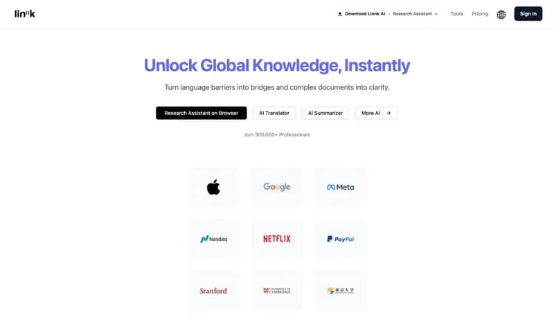 Linnk AI screenshot