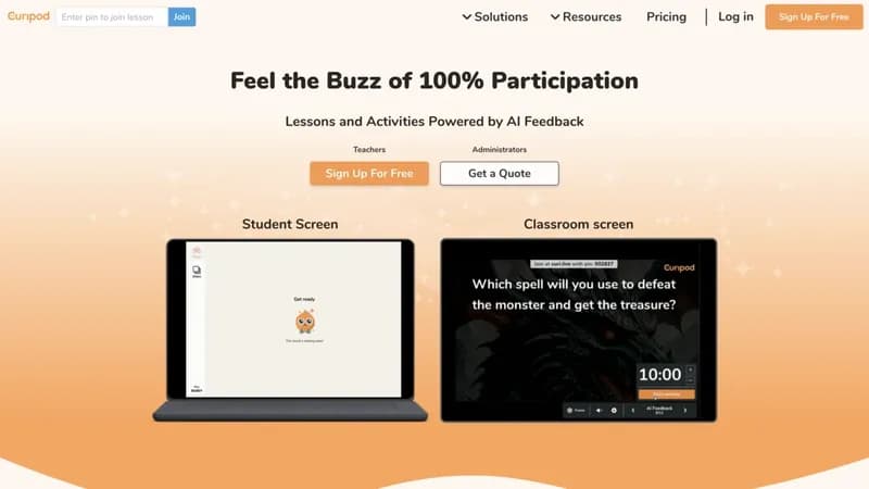 Curipod screenshot