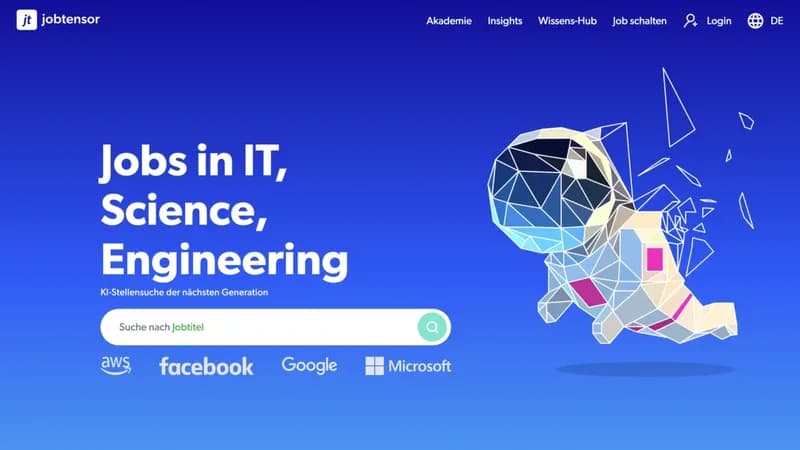 Jobtensor screenshot