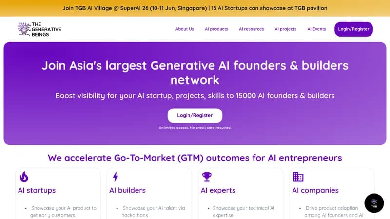 the generative beings website
