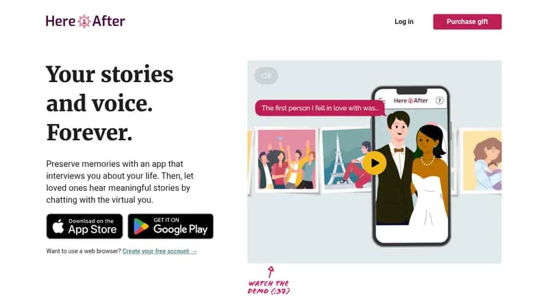 hereafter ai website