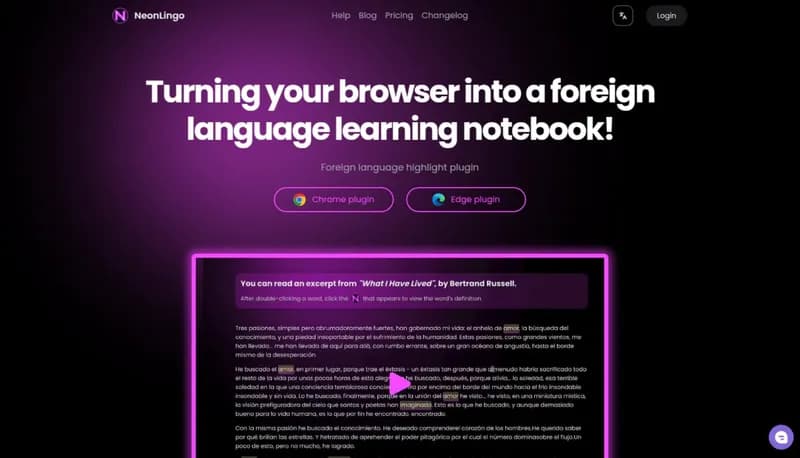 NeonLingo screenshot