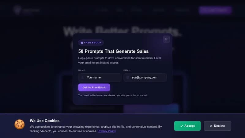 chatpromptgenius website
