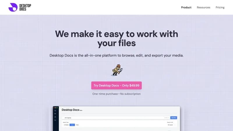Desktop Docs screenshot