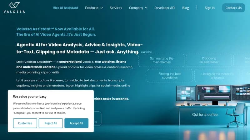valossa ai website