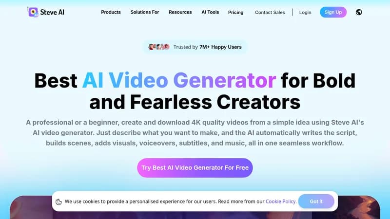 steve ai website