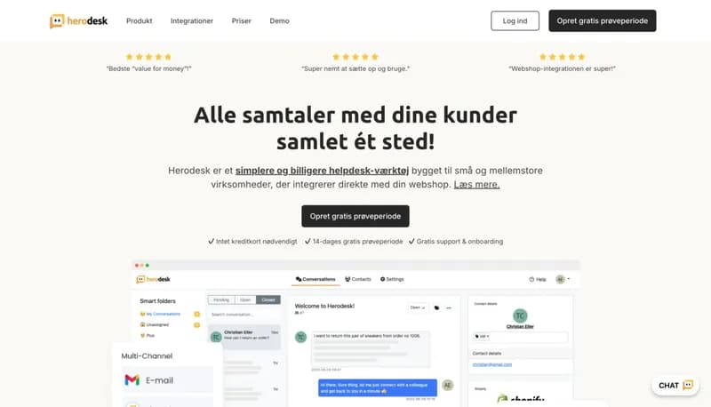 Herodesk screenshot