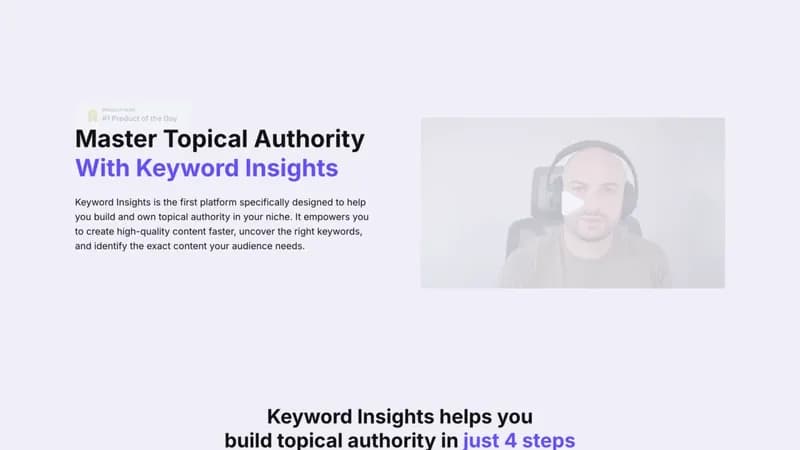 Keyword Insights screenshot