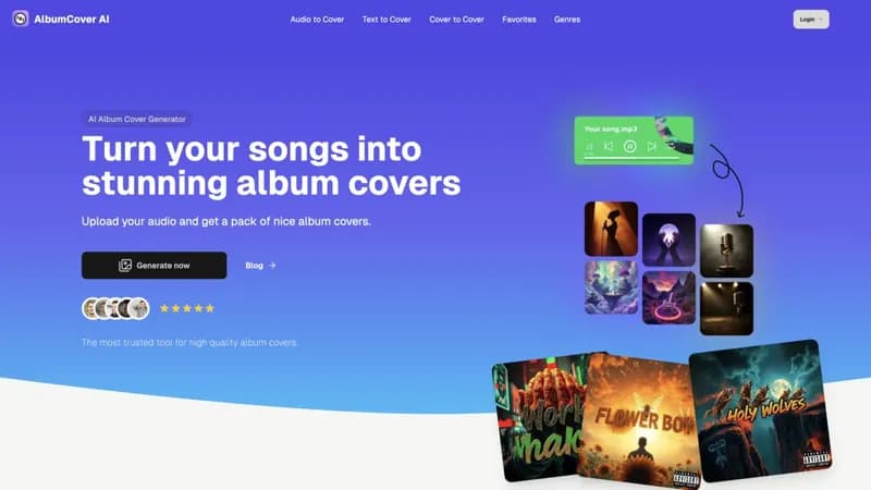AlbumCover AI screenshot