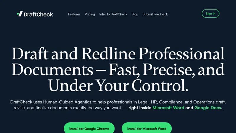 draftcheck website